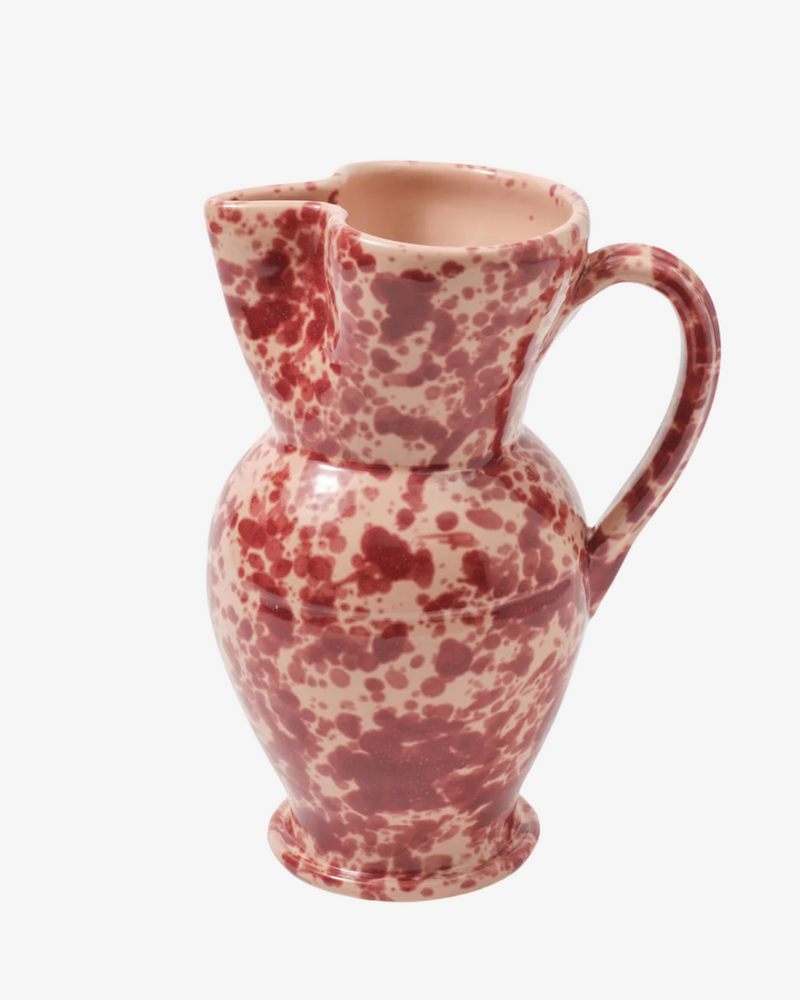 Speckled Pink Pitcher