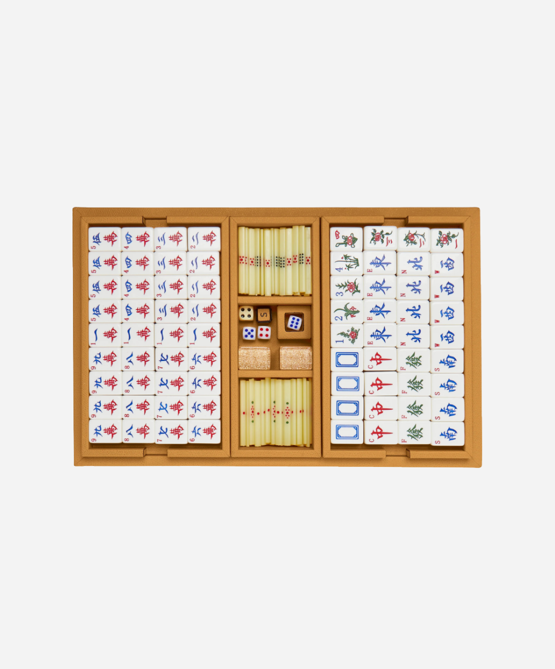 Yellow Mahjong Game Set