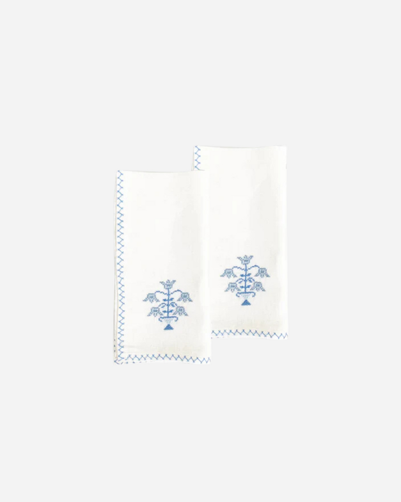 Tulip Blue Napkin, Set of 4