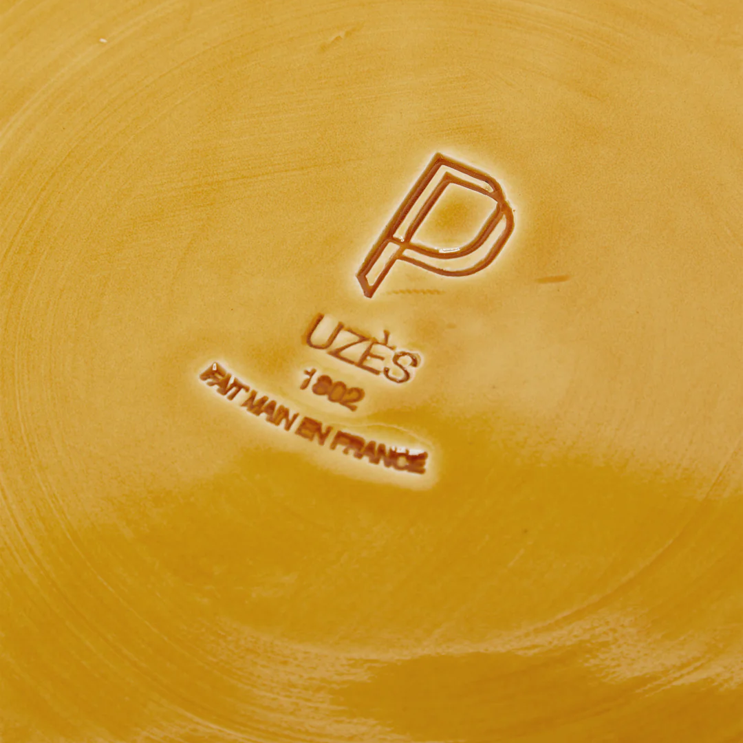 Woven Ocher Bouton Serving Bowl