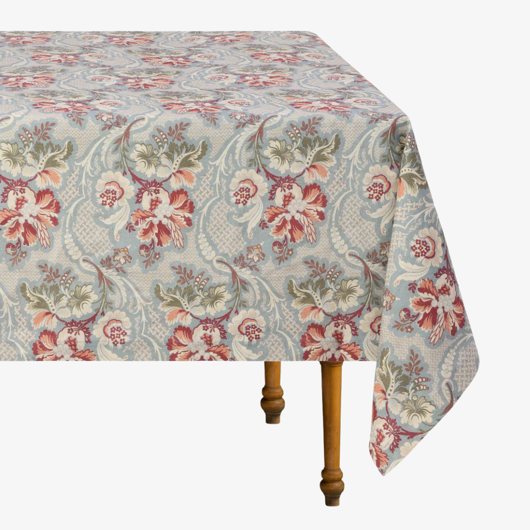 Iris Linen Tablecloth, Rectangle