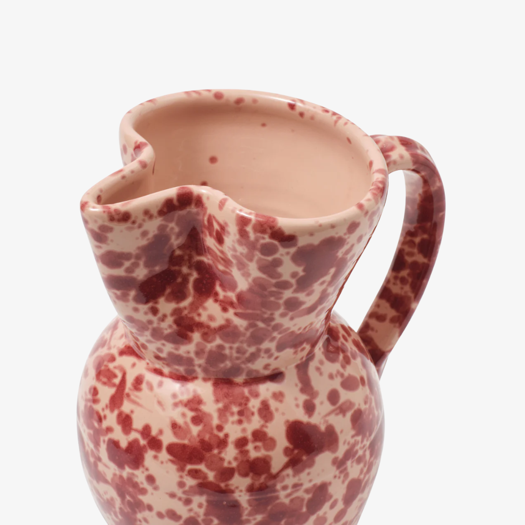 Speckled Pink Pitcher