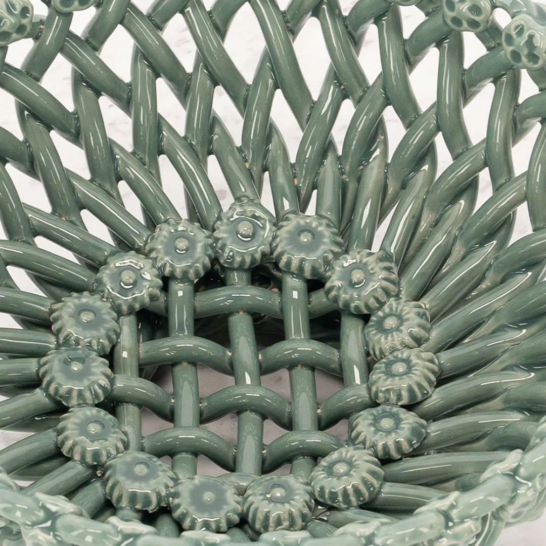 Woven Sage Bowl