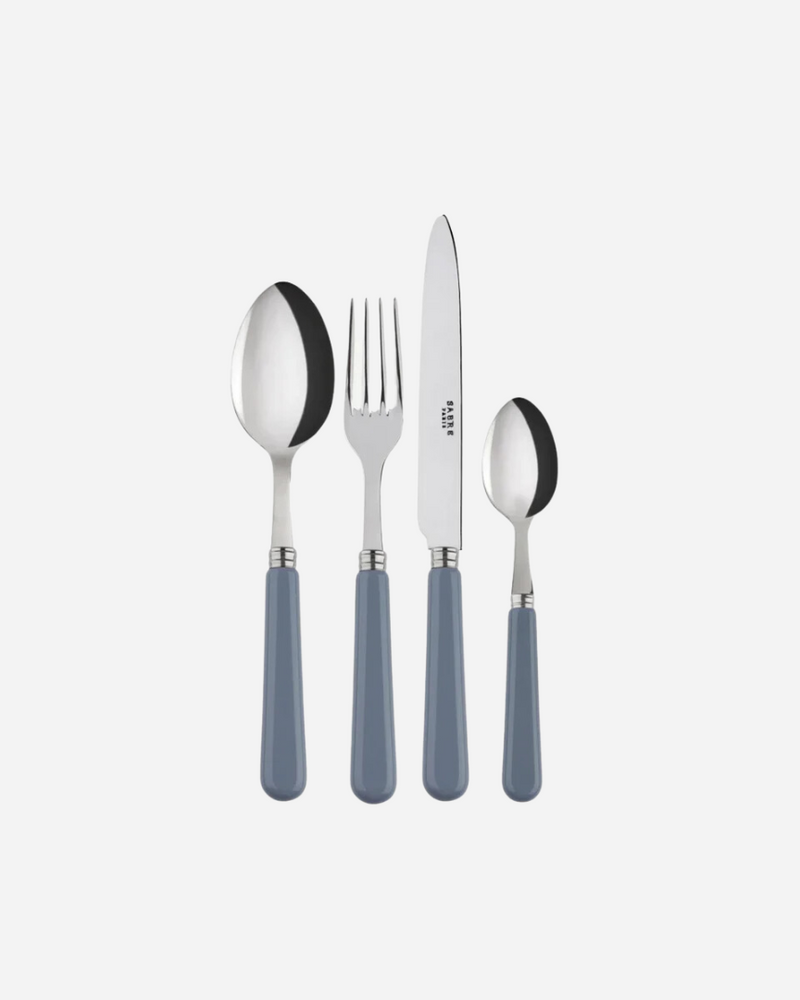 Pop-Unis Grey 8-Piece Cutlery Set