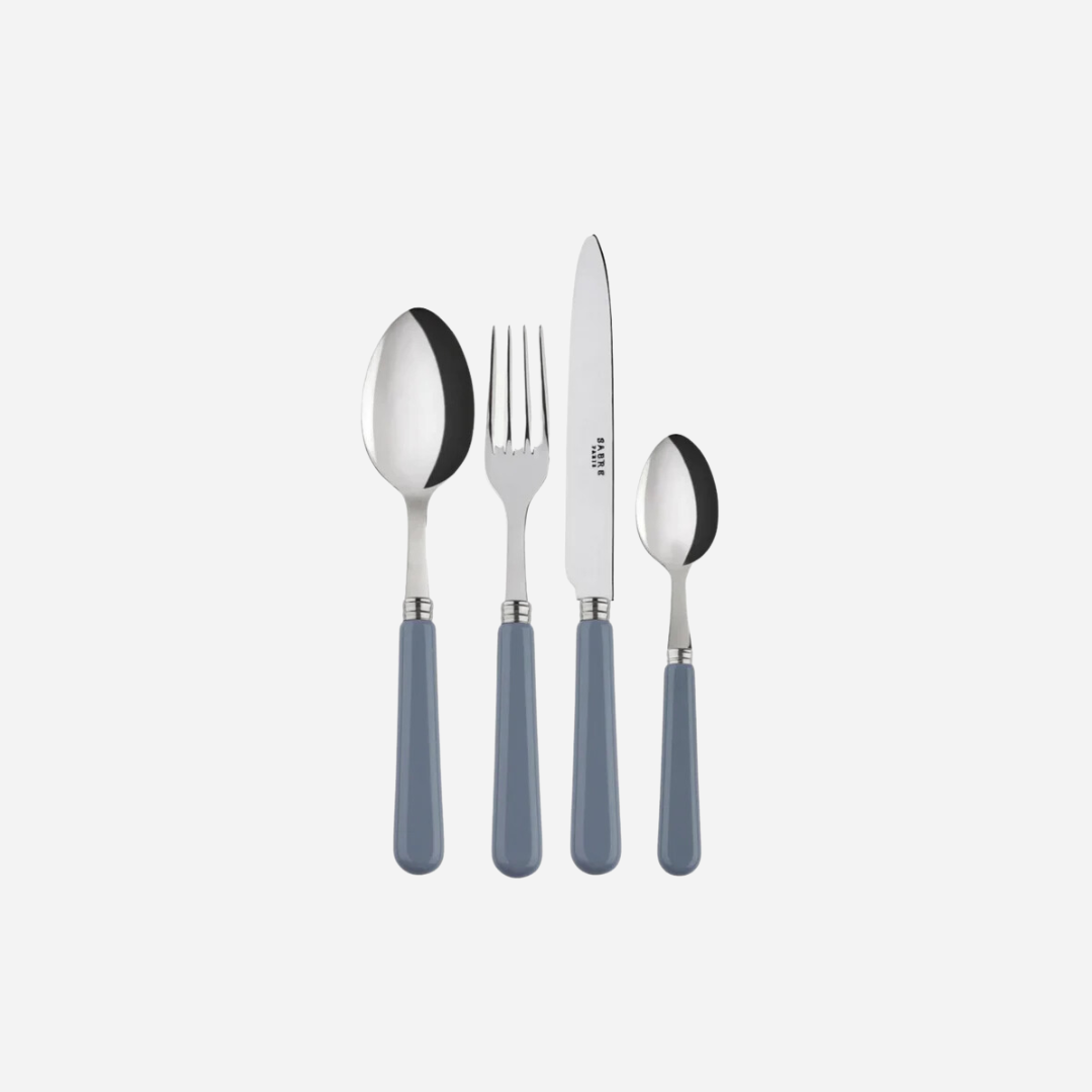 Pop-Unis Grey 8-Piece Cutlery Set