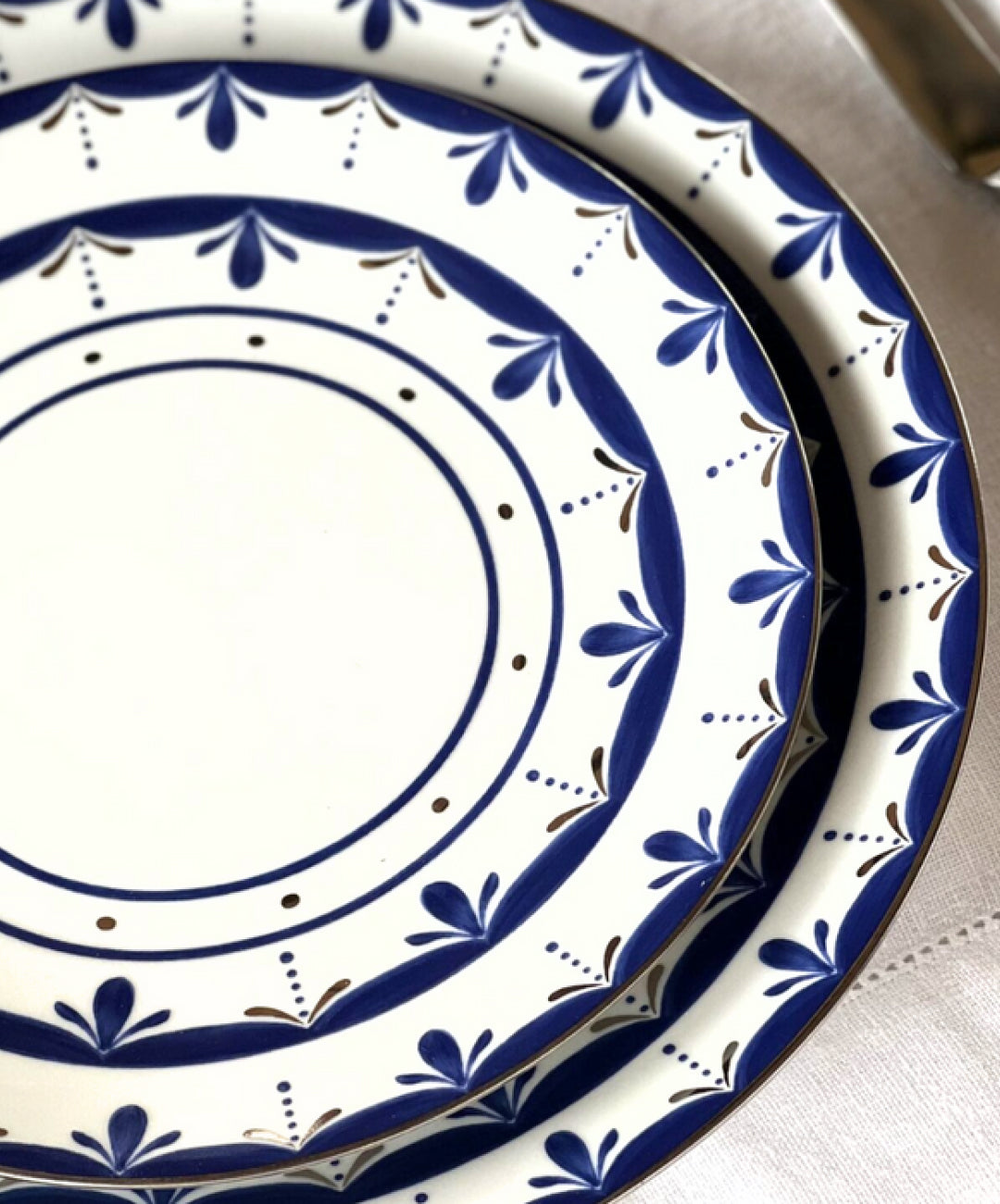 Alhambra Blue Dinner Plate, Set of 4