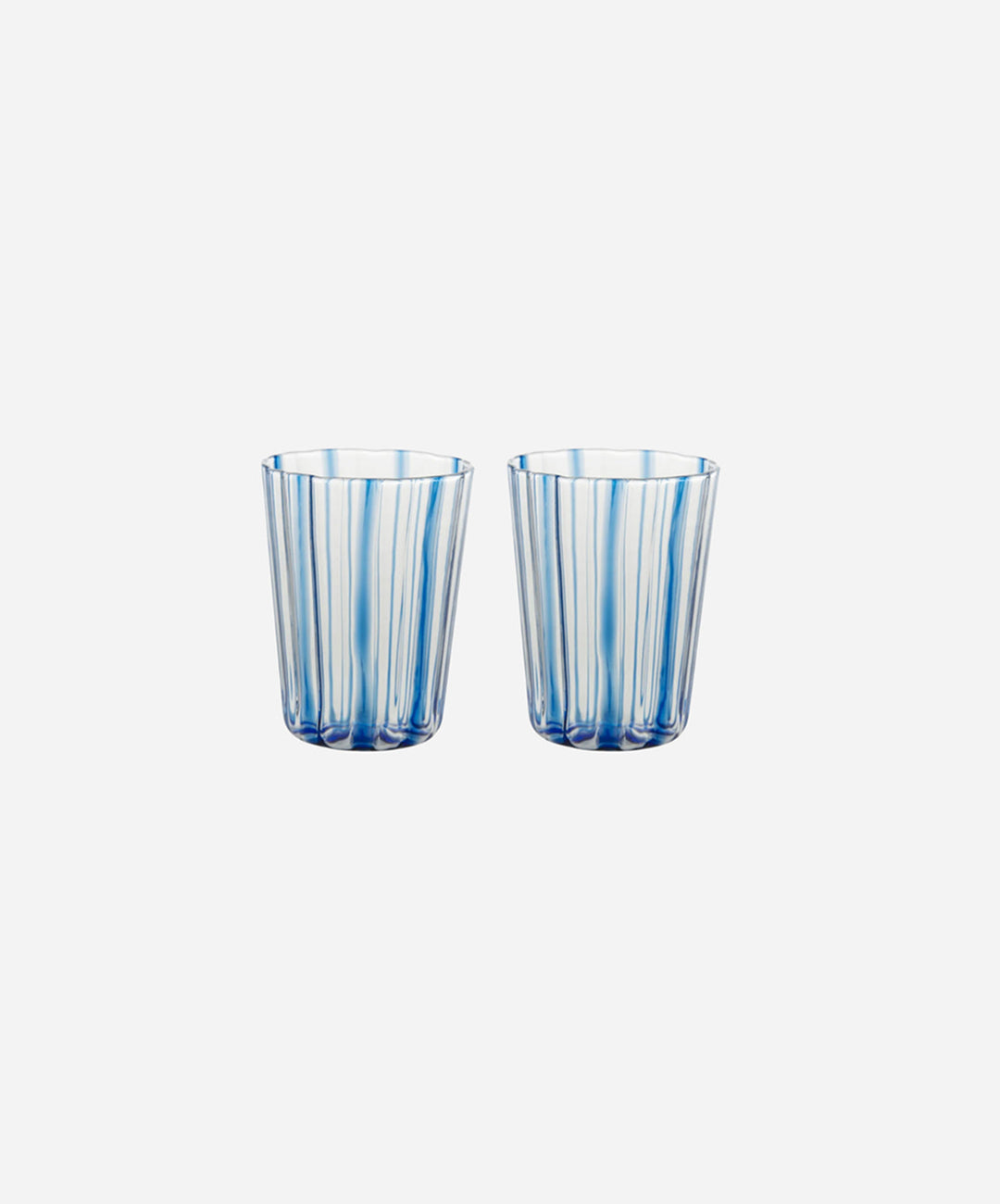Carlos Blue Glass Tumbler, Set of 2