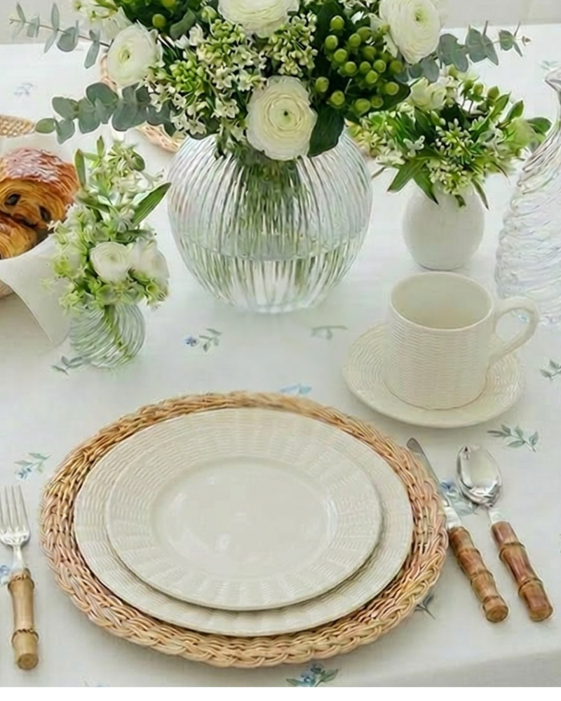 FARIDA SALAD PLATE, SET OF 4