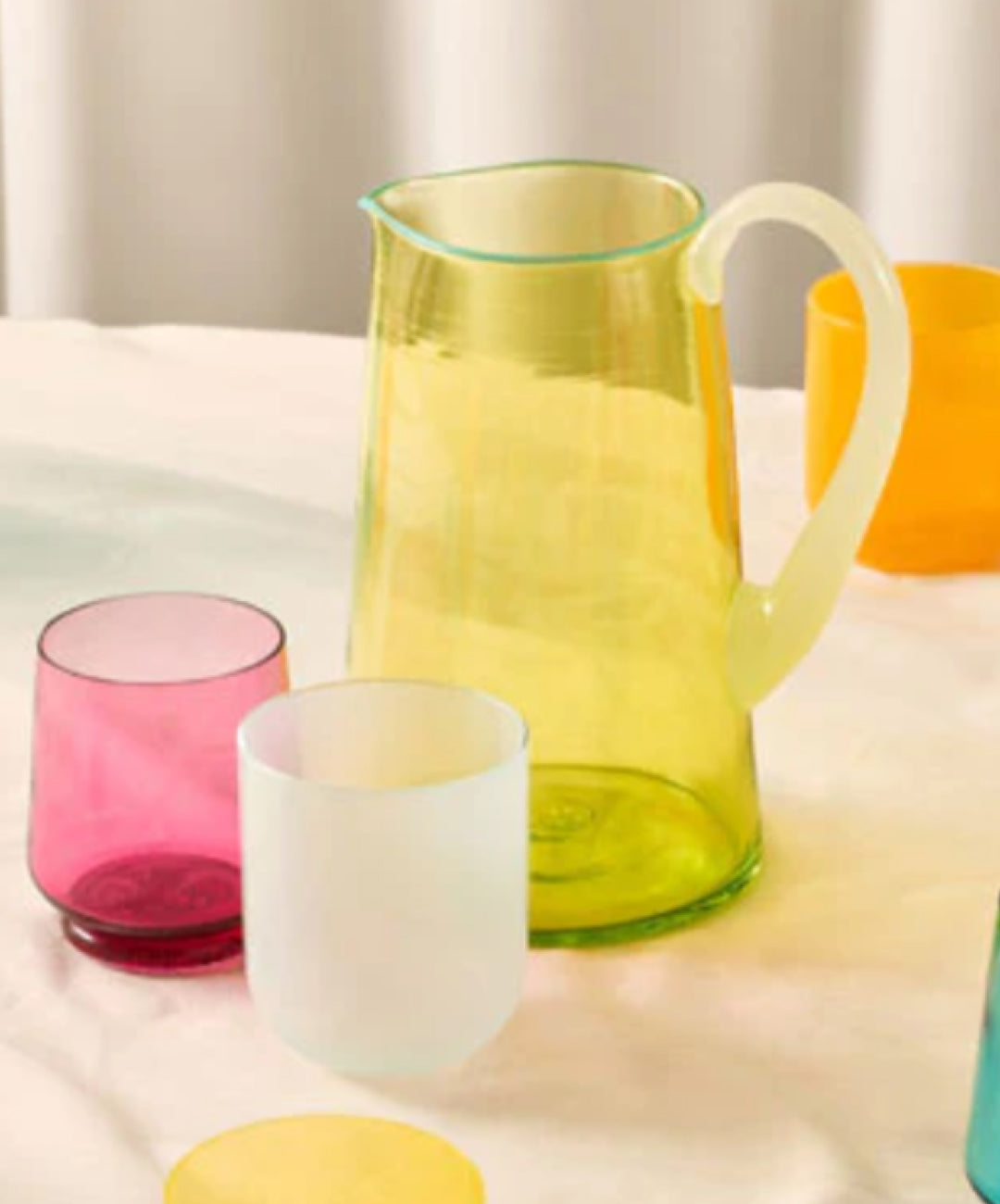 Fluorescent Yellow Miami Jug