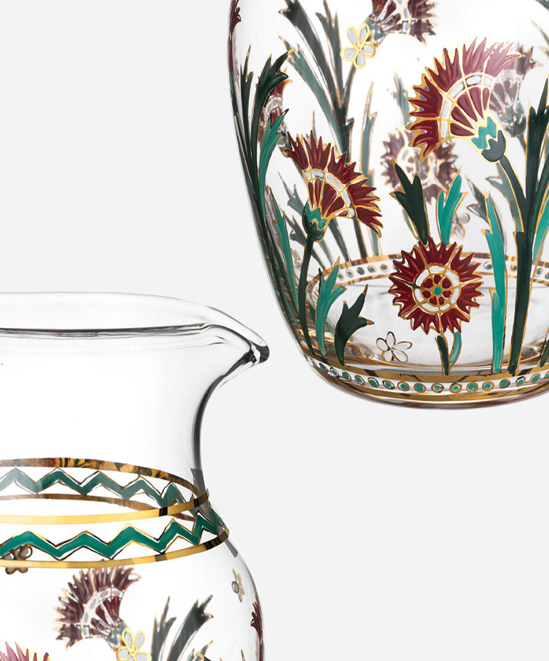 Handpainted Persian Flower No. 2 Pitcher