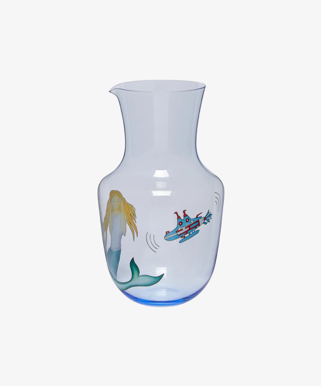 High Seas Hand-Painted Crystal Carafe