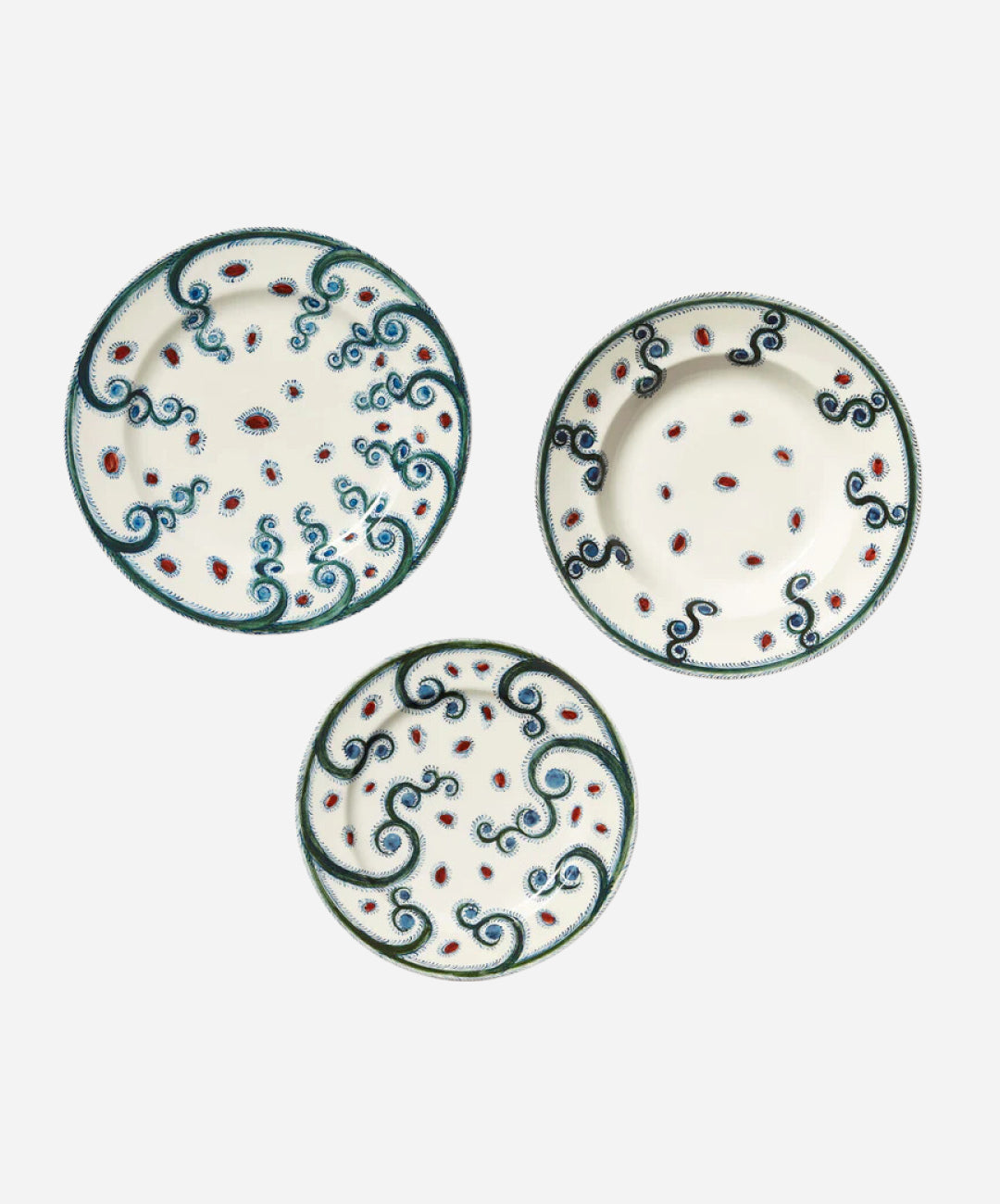 Iznik Dessert Plate, Set of 4