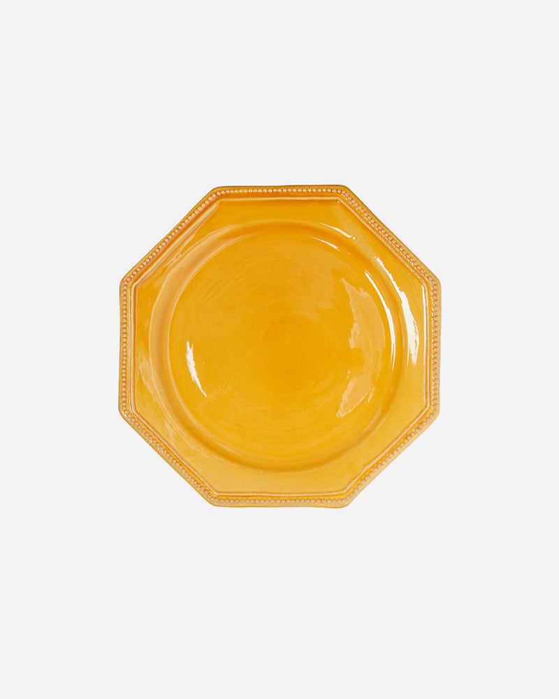 Louis XVI Ocher Salad Plate, Set of 4