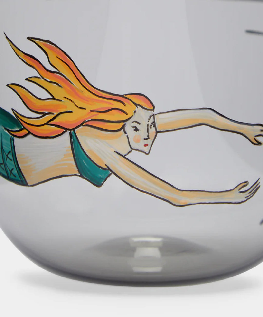 Mermaid High Seas Hand-Painted Crystal Tumbler, Set of 2 (Copy)