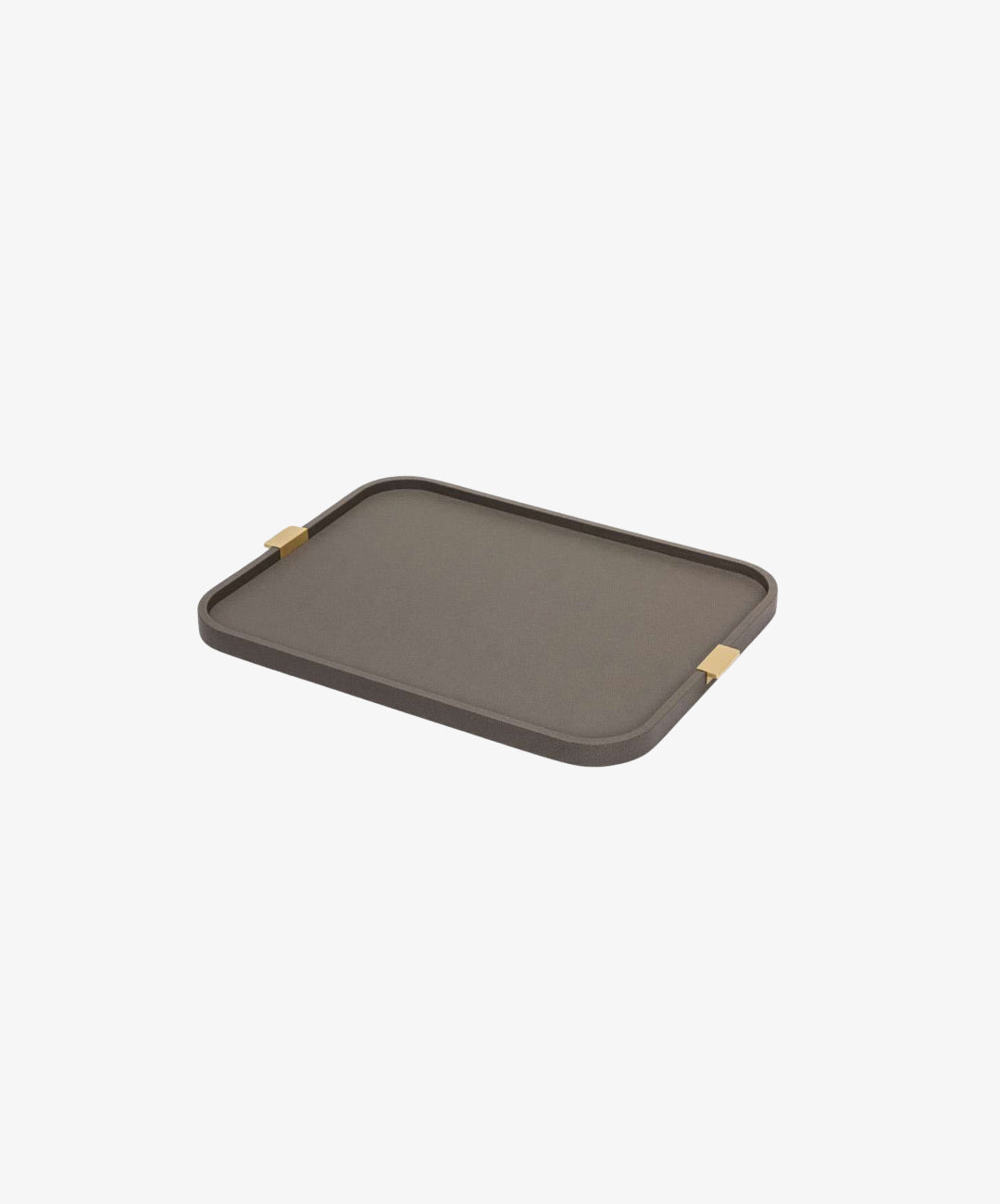 Puccini Leather Rectangle Tray