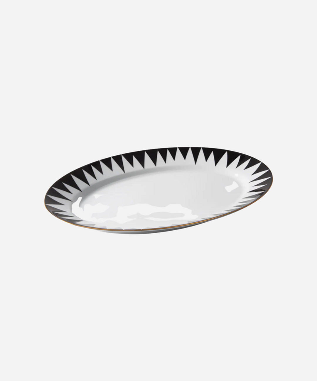 Punk Black Oval Serving Platter