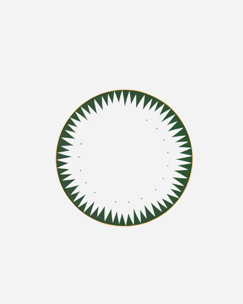 Punk Green Bread Plate, Set of 4