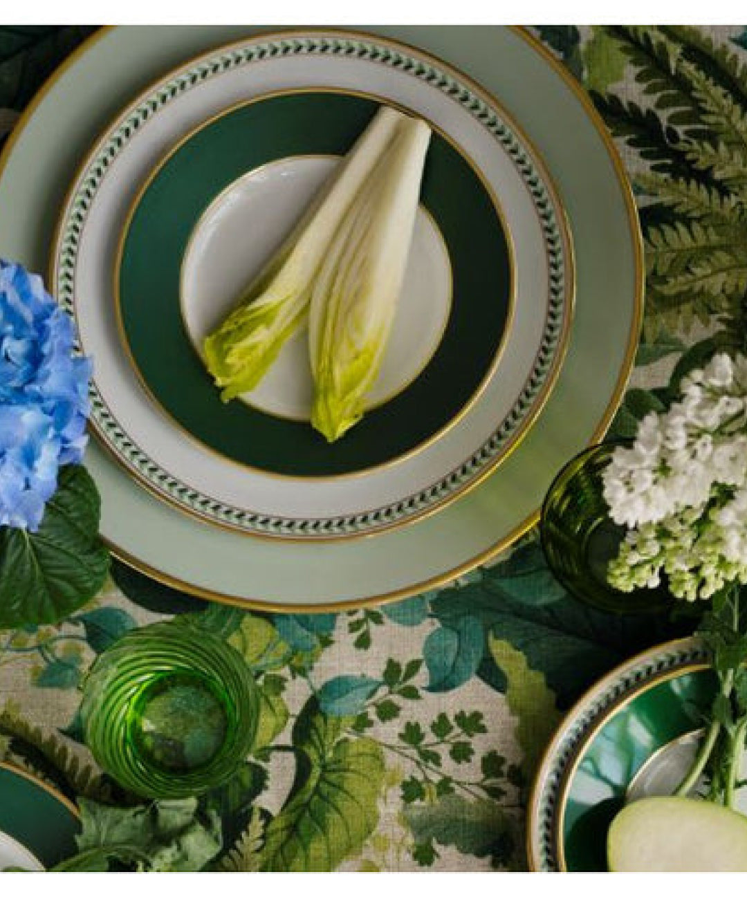 Schubert Celadon Charger Plate, Set of 2