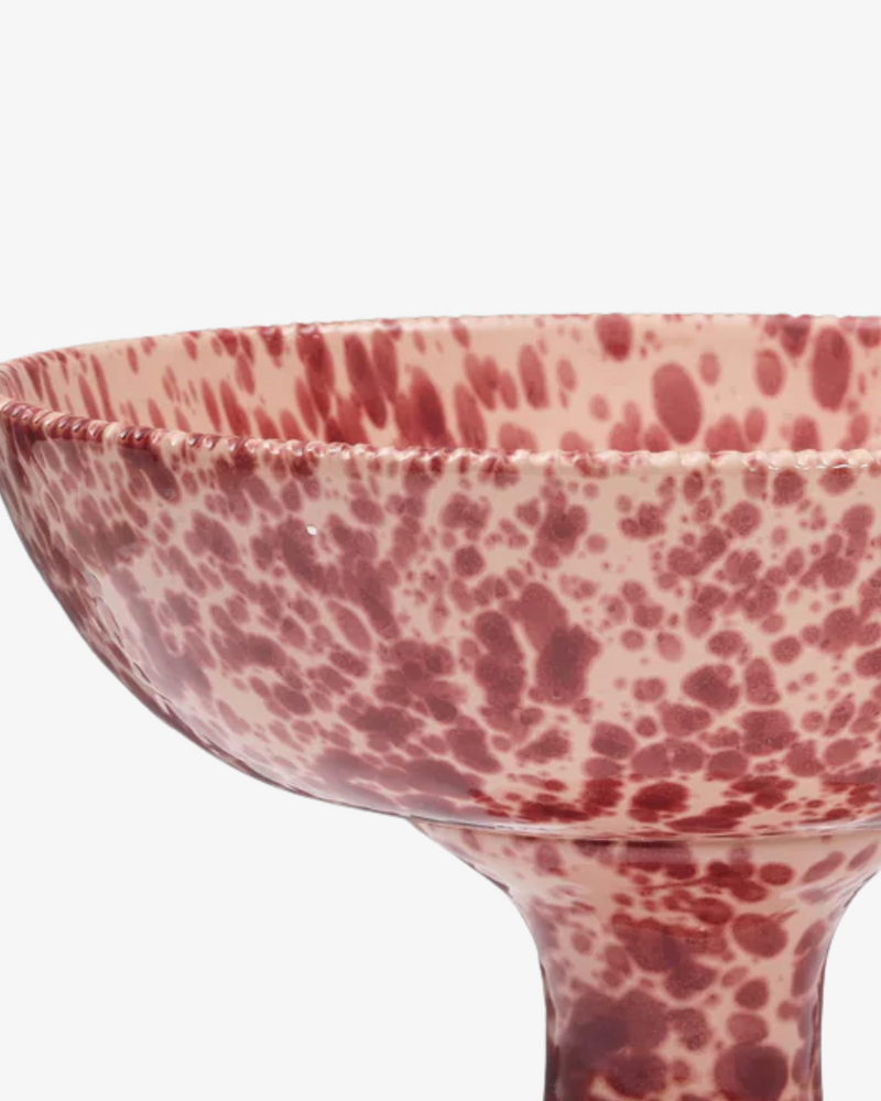 Speckled Pink Fruit Stand