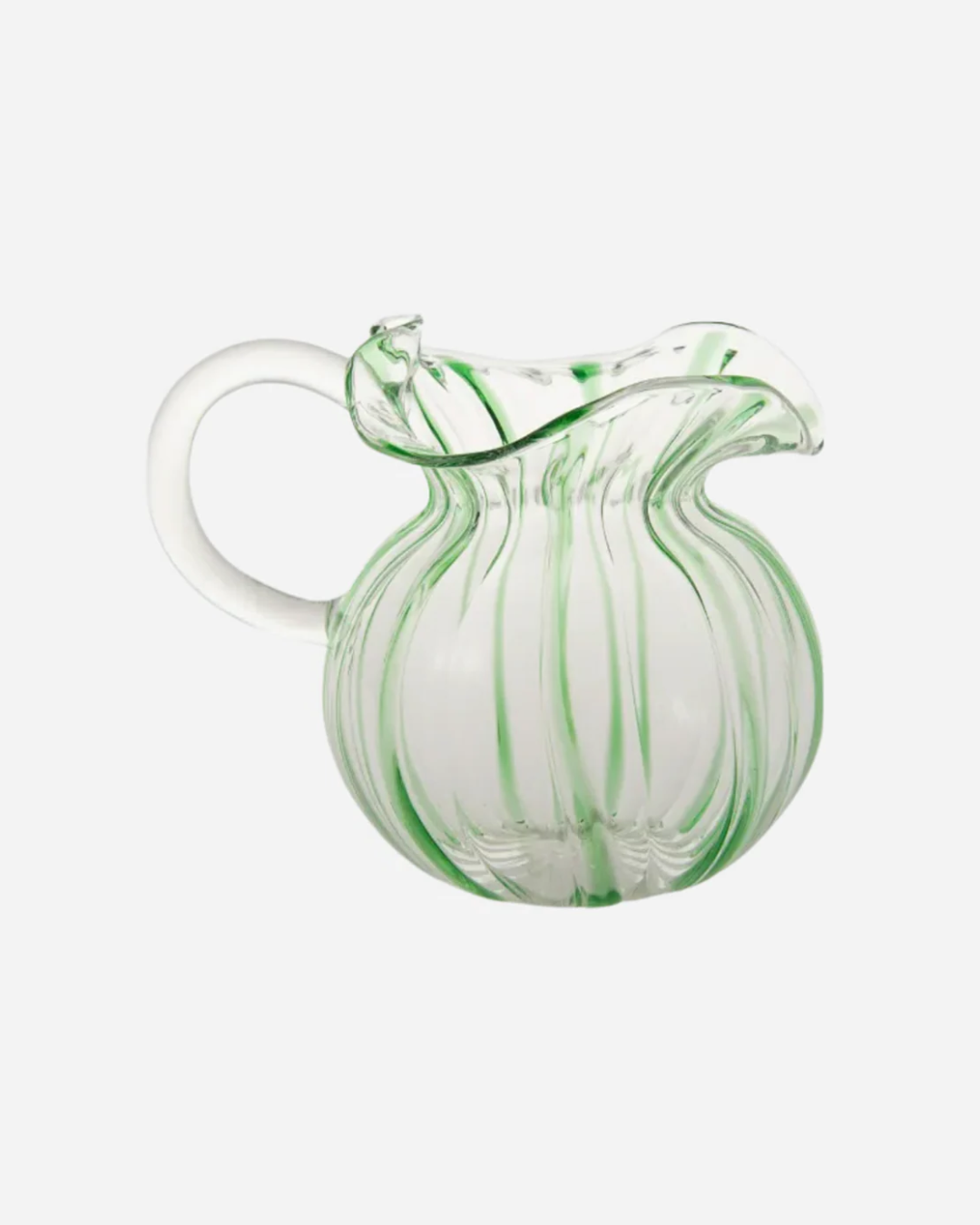 Franci Glass Pitcher, Green