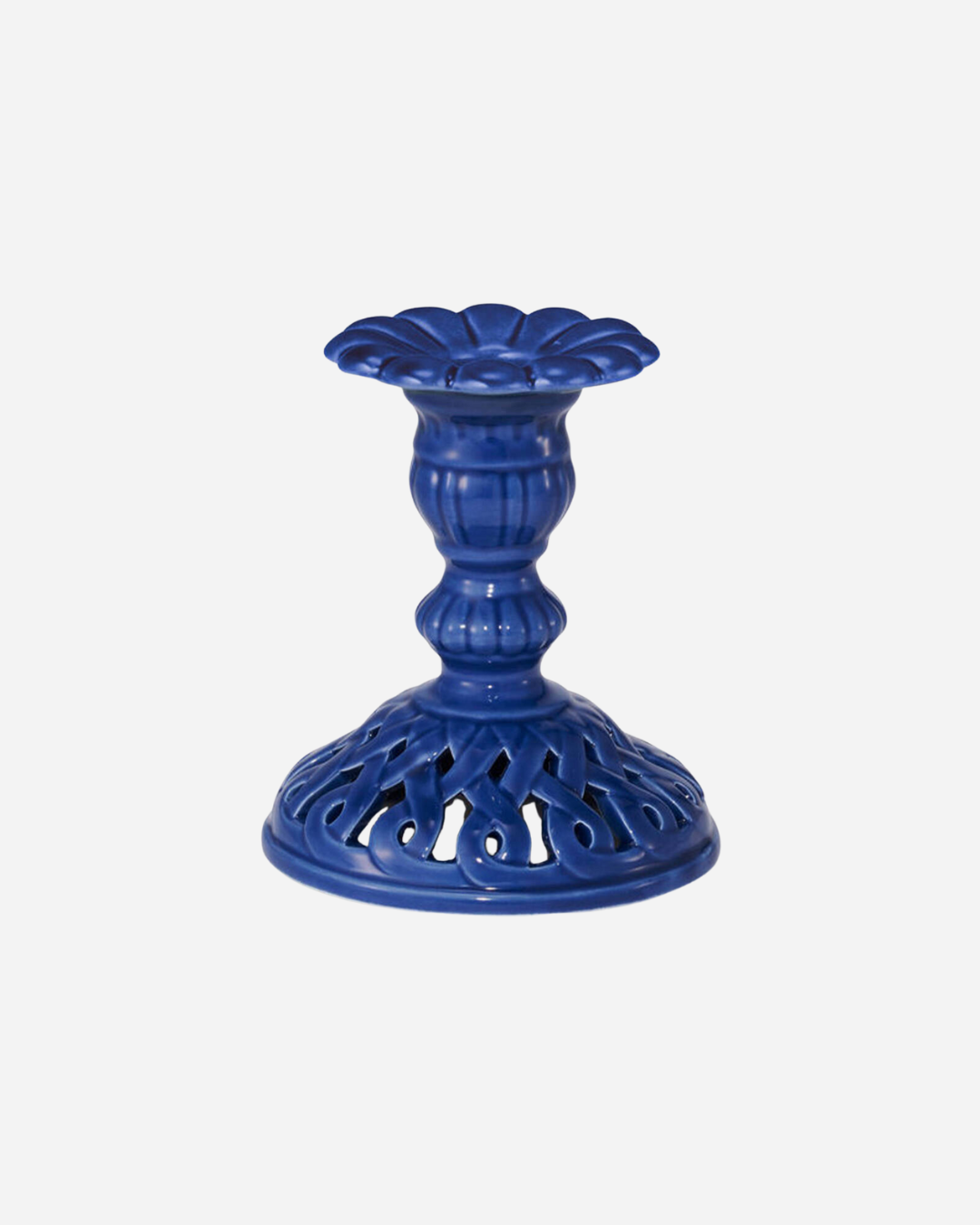 Pearl Amalfi Blue Candle Holder, Small