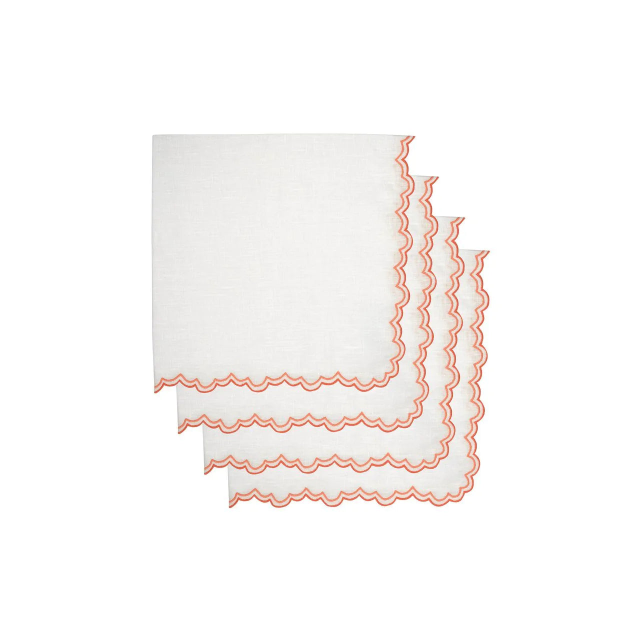Escamas Coral Napkins, Set of 4