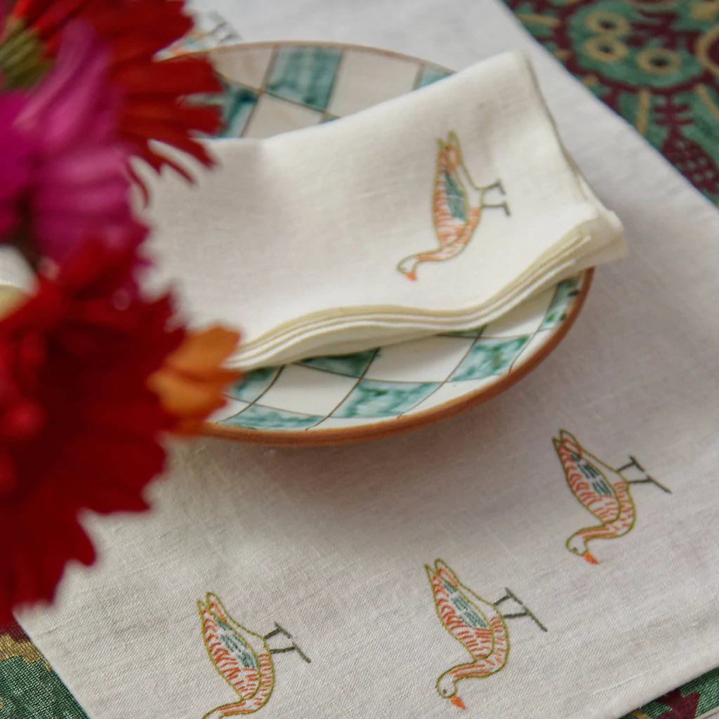 Birdlife Napkin, Set of 6