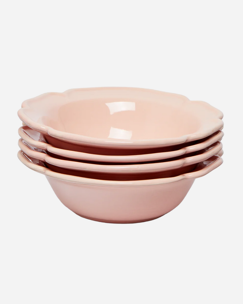 Louis XV Campaign Pink Bowl, Set of 4