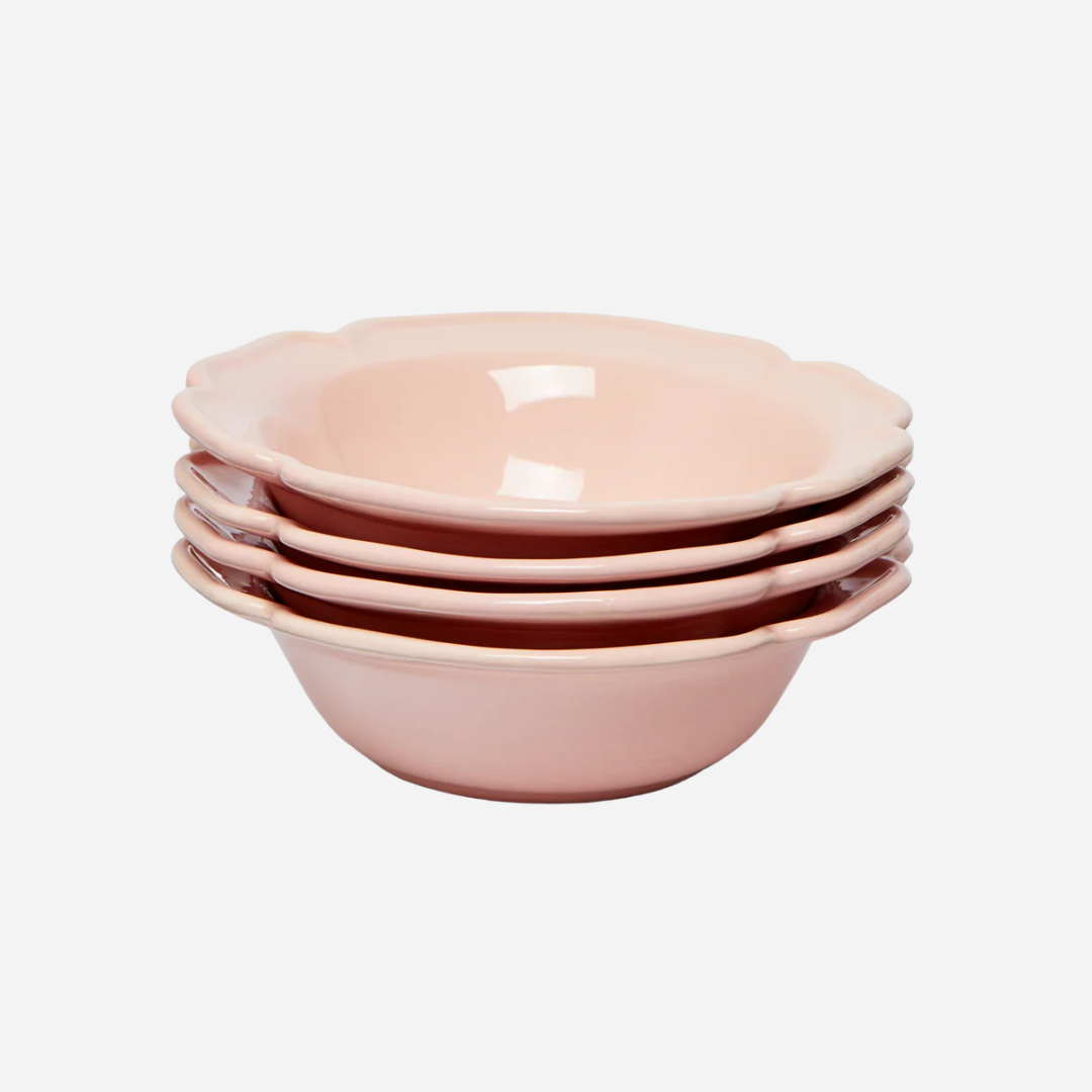 Louis XV Campaign Pink Bowl, Set of 4