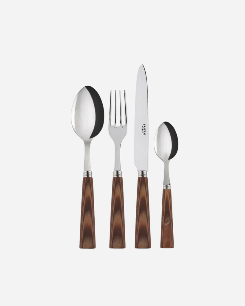Nature Light Press Wood 8-Piece Cutlery Set