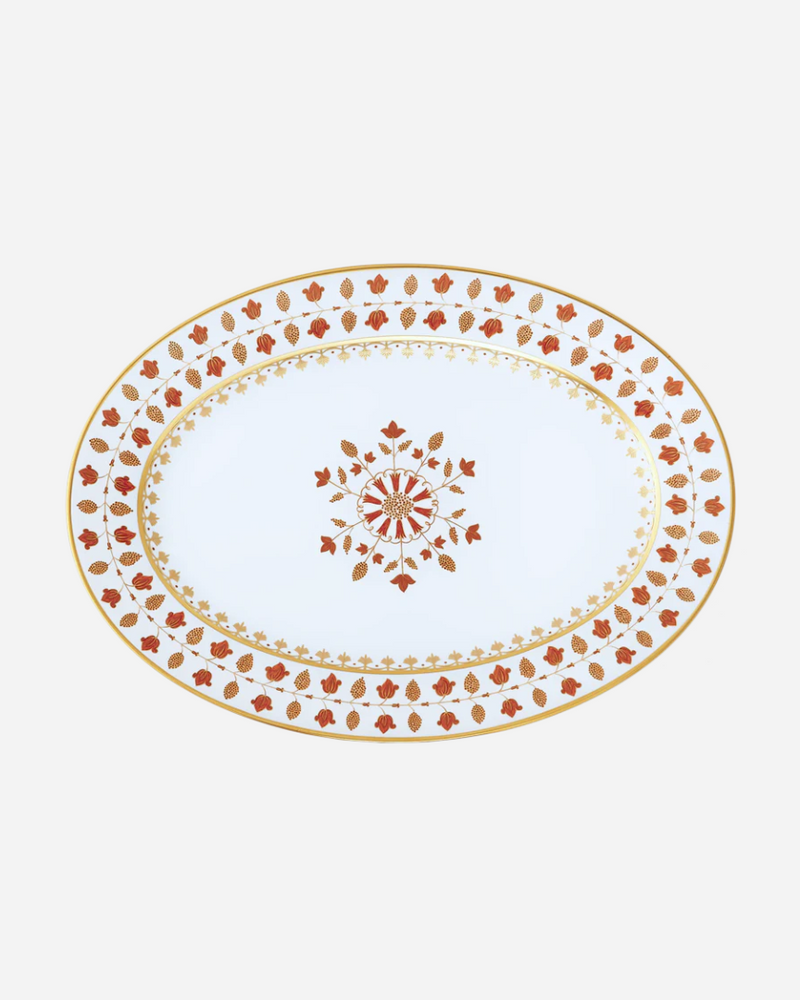 Matignon Rust Oval Platter, Large