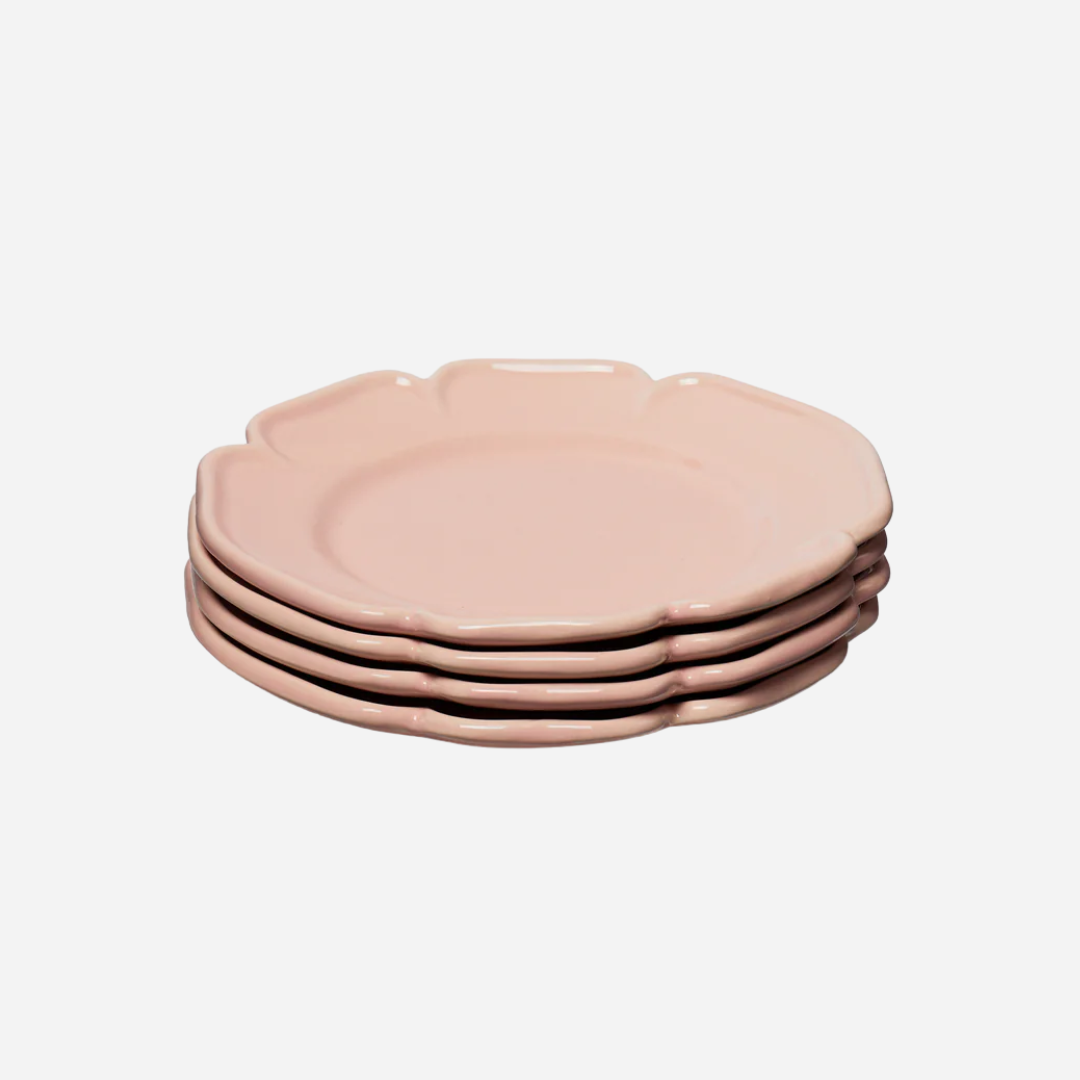 Louis XV Campaign Pink Dinner Plate, Set of 4
