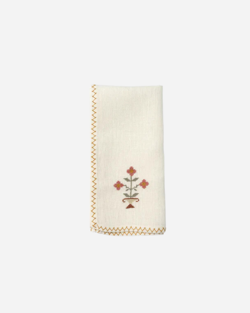 Bouquet Rosewood Napkin, Set of 4