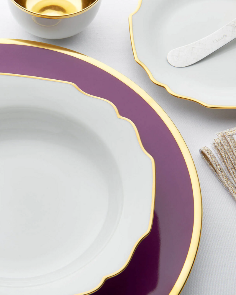 Schubert Violet Charger Plate, Set of 2
