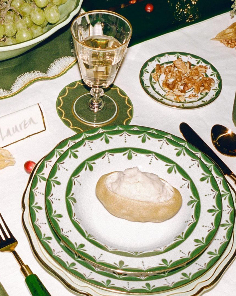 Alhambra Green Dinner Plate, Set of 4