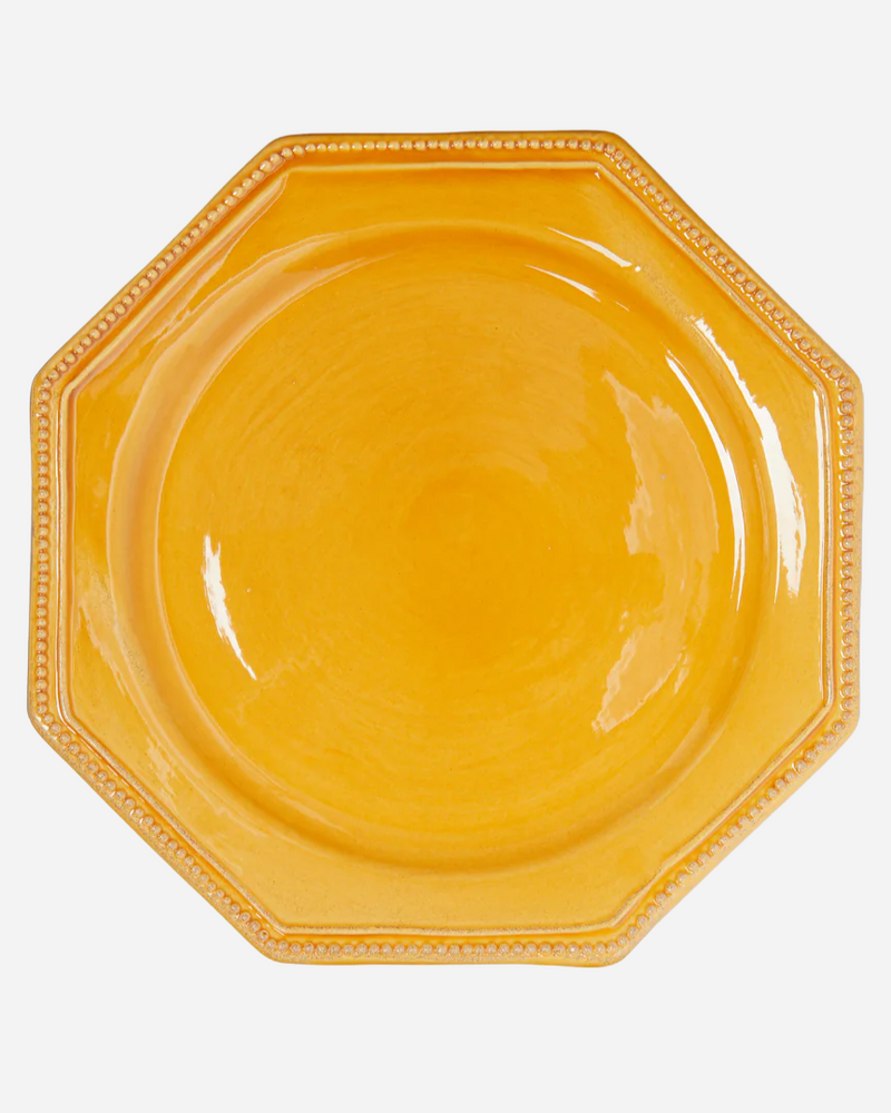 Louis XVI Ocher Salad Plate, Set of 4