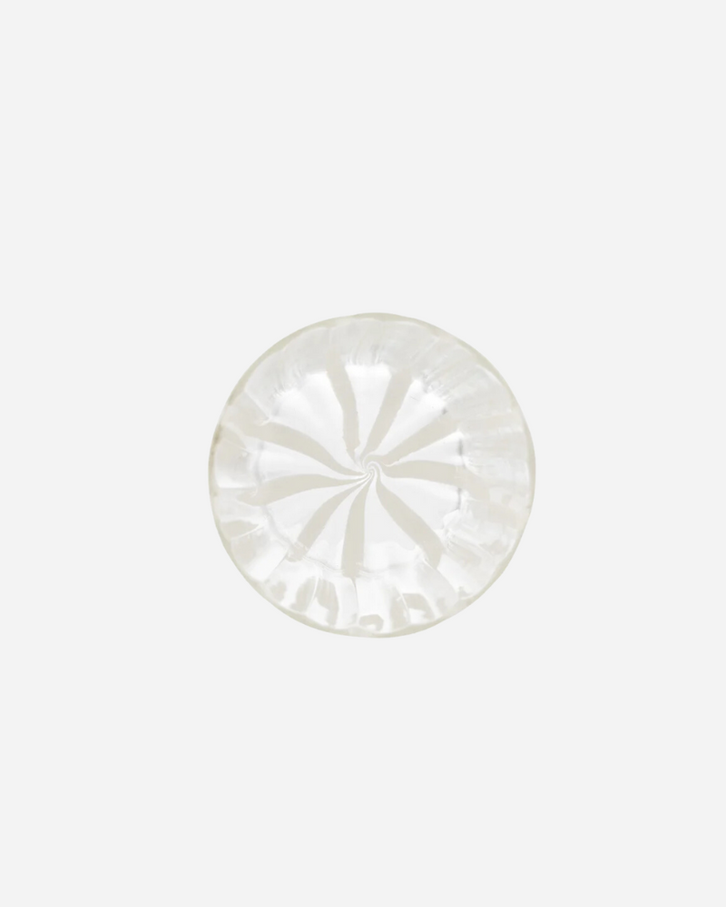 Carlos White Glass Tumbler, Set of 2
