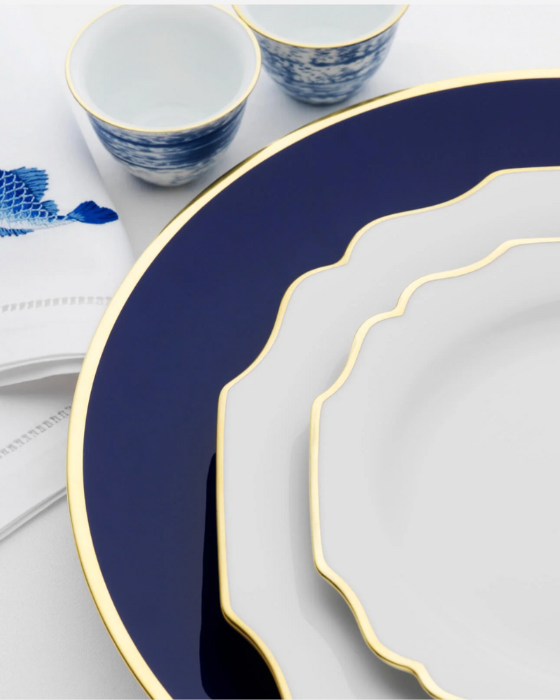 Schubert Cobalt Blue Charger Plate, Set of 2