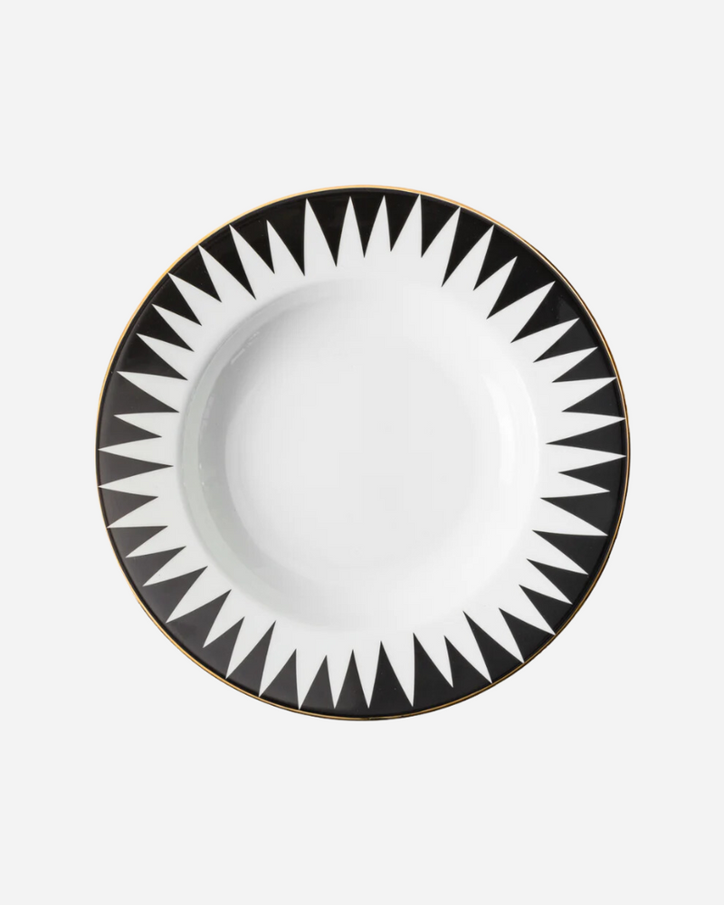 Punk Black Dinner Plate, Set of 4