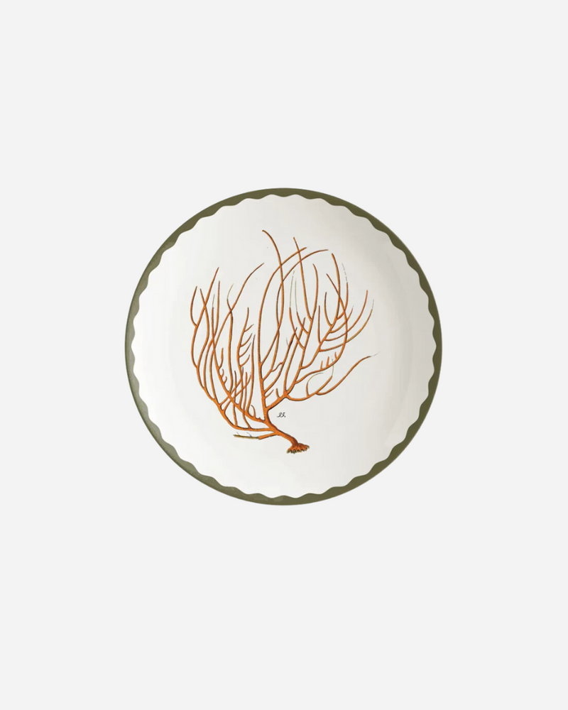 Cabinet De Curiosites Coral Bread Plates, Set of 4
