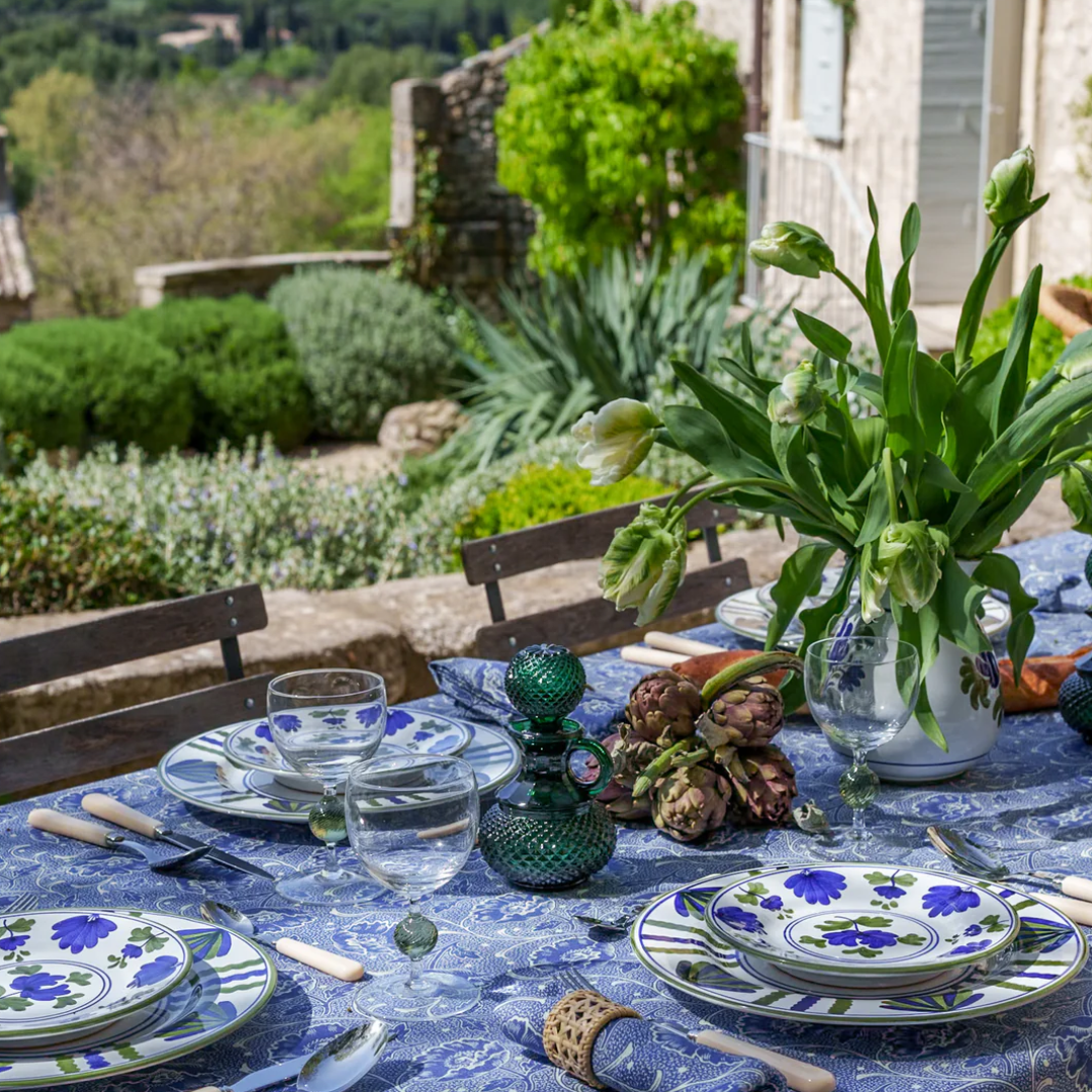 Demetra Green Wine Glass, Set of 2