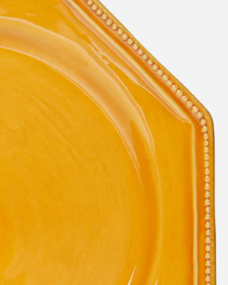 Louis XVI Ocher Salad Plate, Set of 4