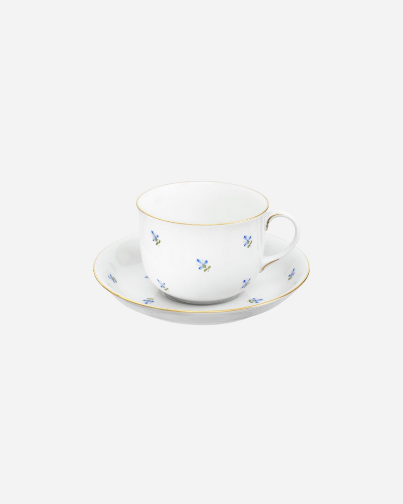Cornflower Teacup & Saucer