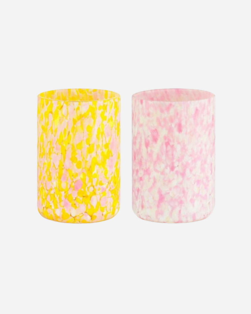 Macchia Pink Mix Tumblers, Set of 2