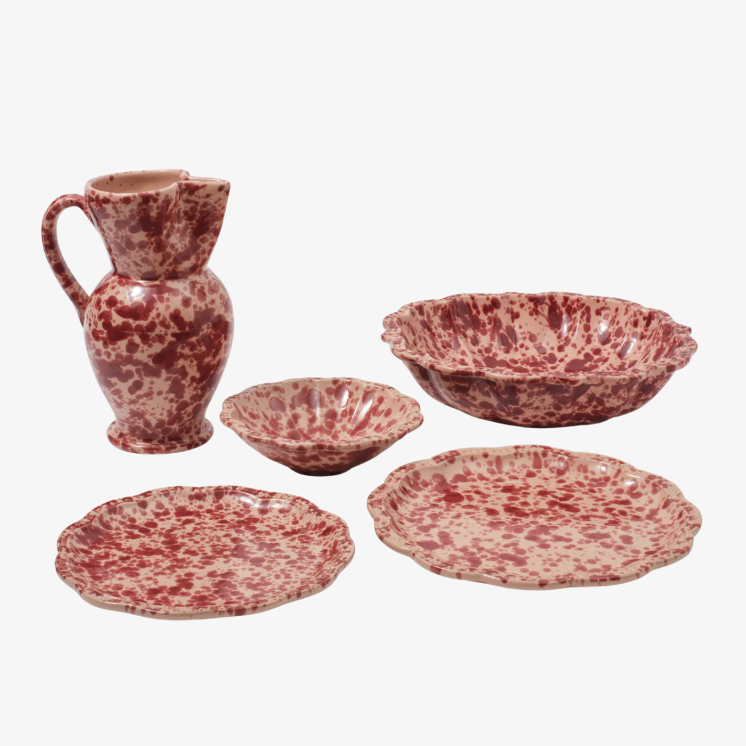 Speckled Pink Pitcher