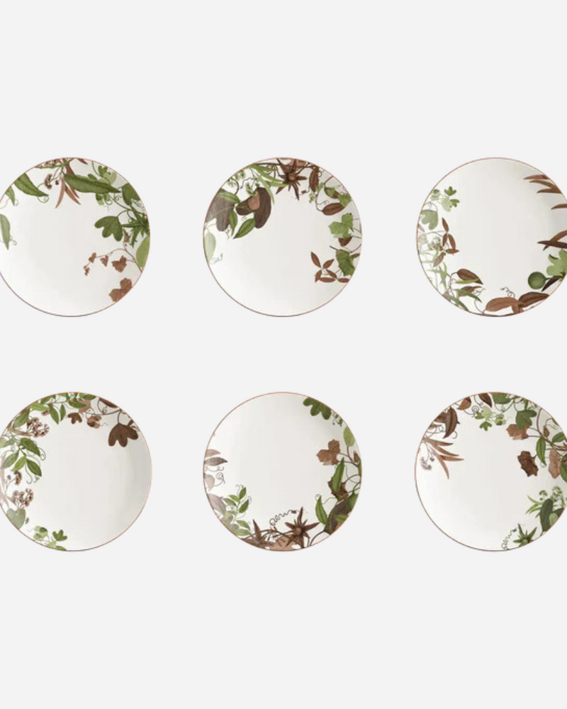 Mont Blanc Bread Plates, Set of 6