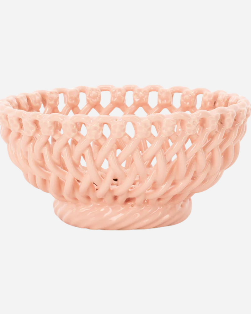 Woven Pink Bowl