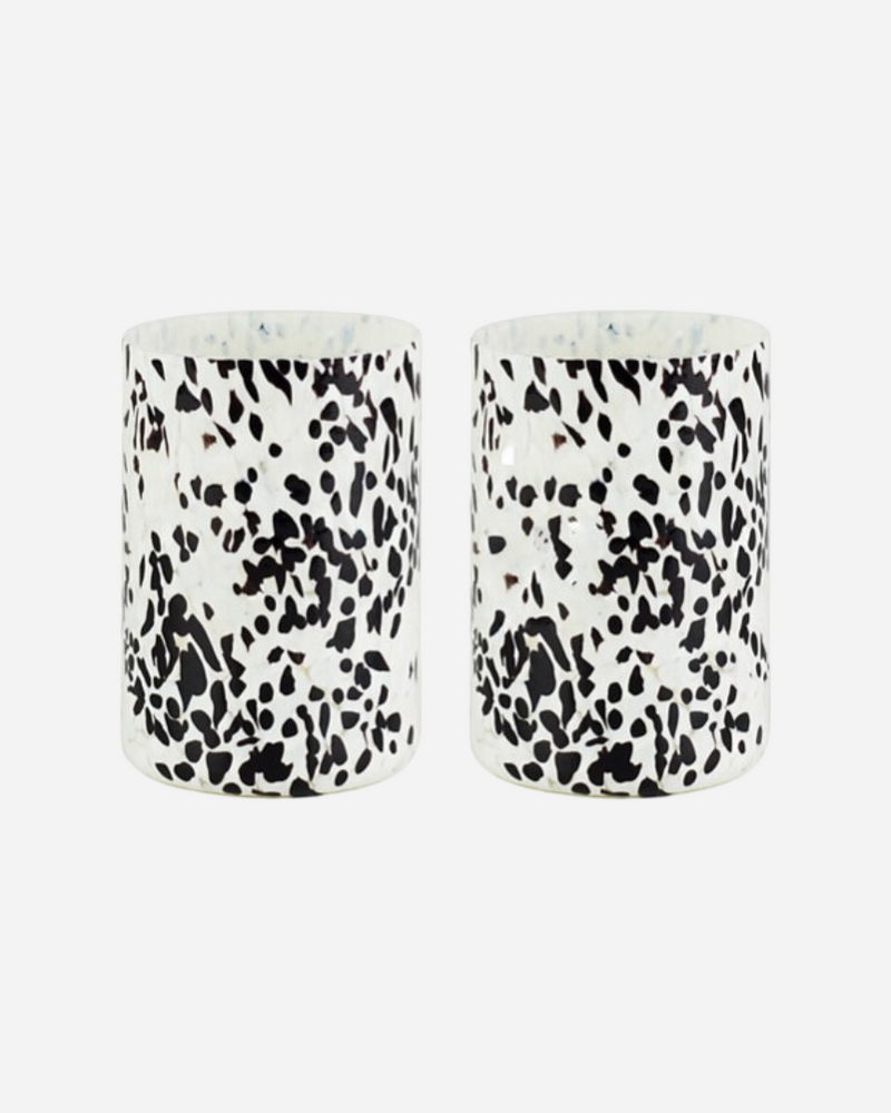 Macchia Dalmata Tumblers, Set of 2