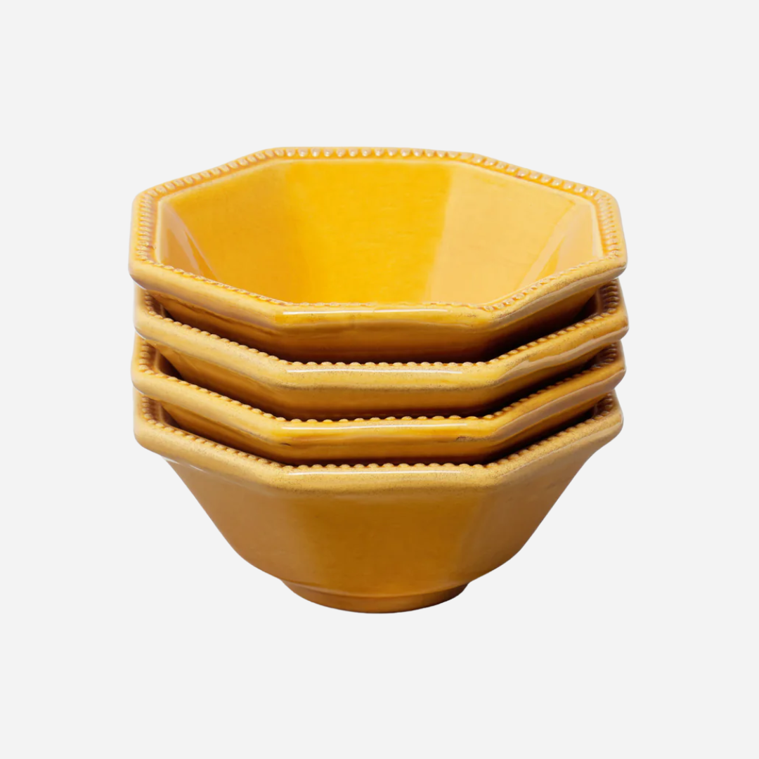 Louis XVI Ocher Bowl, Set of 4
