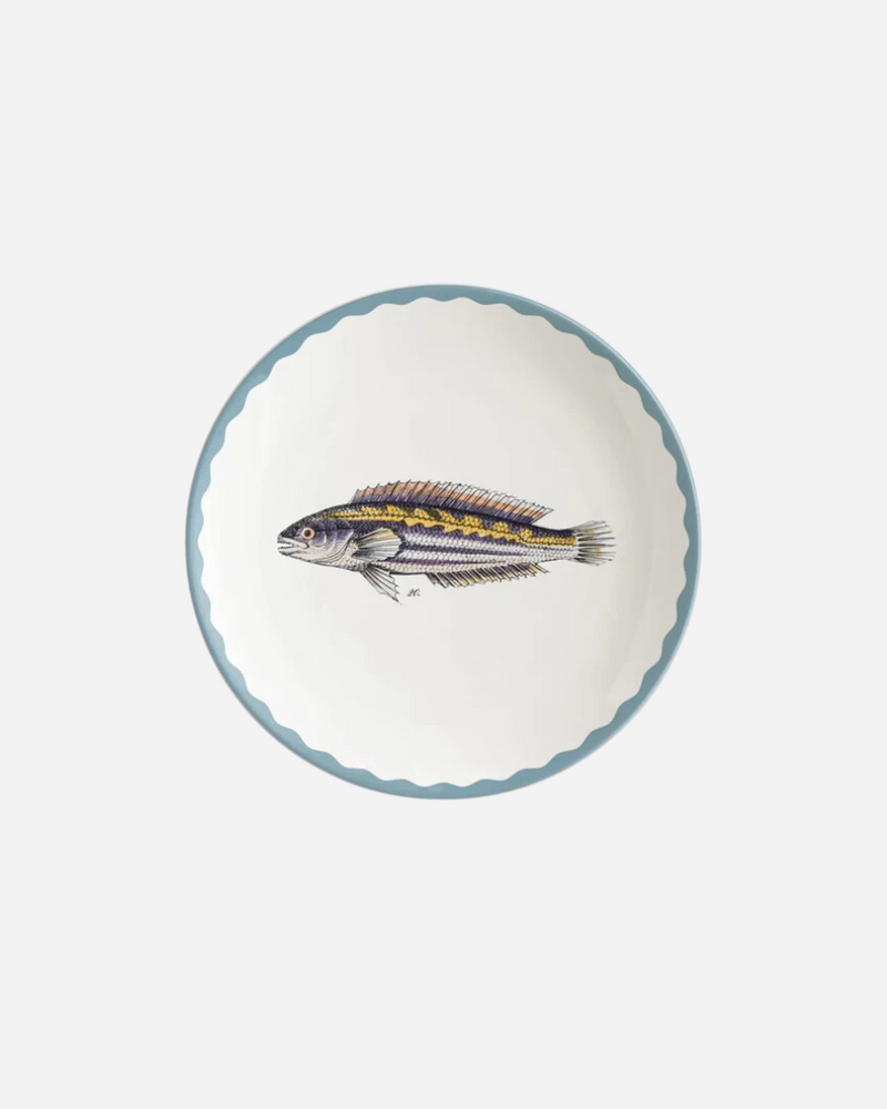 Cabinet De Curiosites Fish Bread Plates, Set of 4